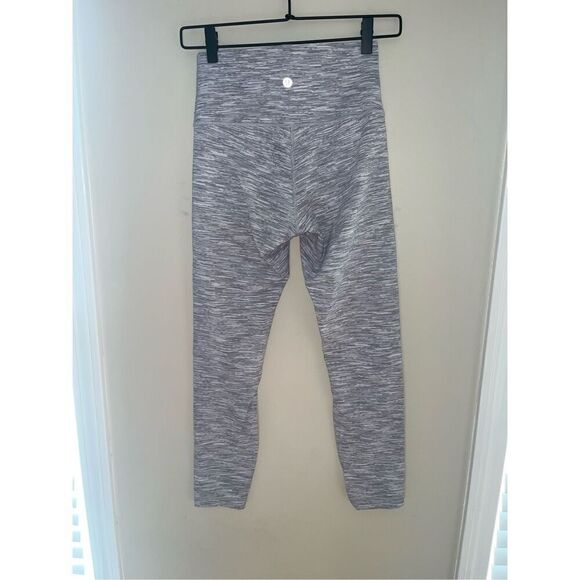 Lululemon Wunder Under Hi-Rise 7/8 Tight 25" 6 Wee Are From Space Ice Grey Alpin - Picture 3 of 5